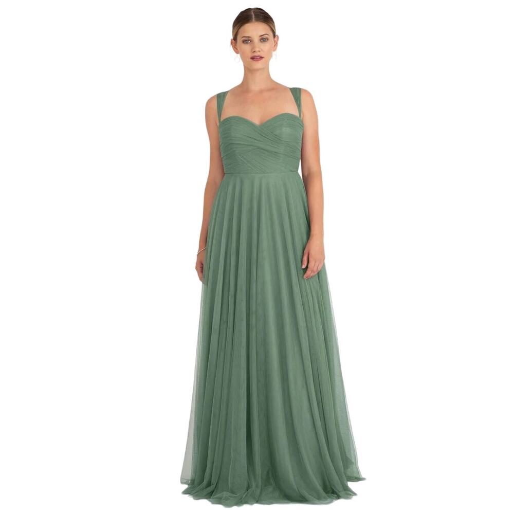 Jenny Yoo Green Maxi Dress